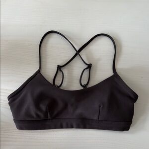 NWOT ALO Yoga Black Sports Bra - Airlift Intruige